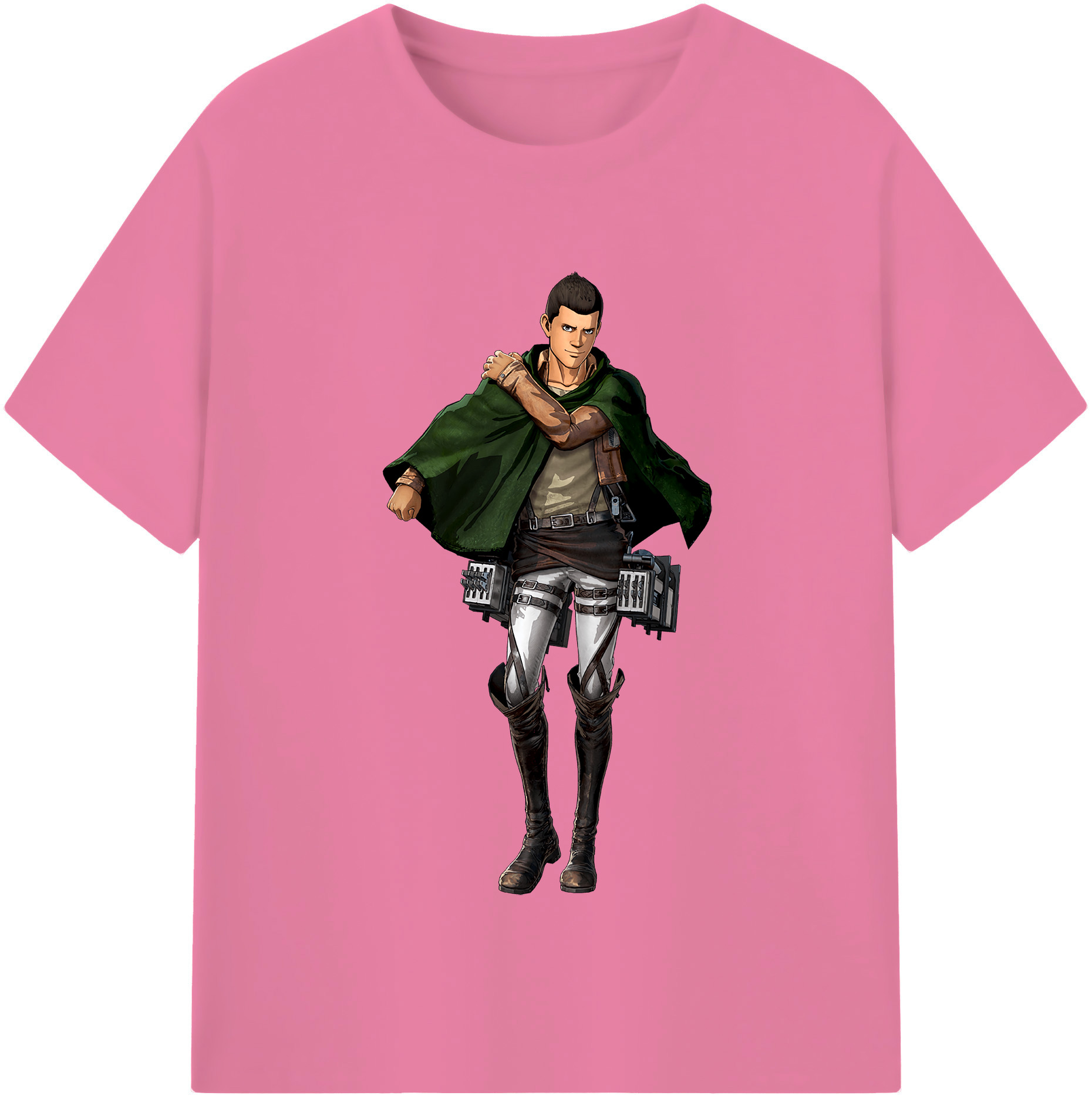 （画像用） 進撃の巨人 Attack on Titan 綿100％半袖Tシャツ（フロントプリント）